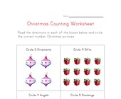 free printable worksheets for kindergarten christmas christmas worksheet count