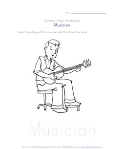 musician worksheet