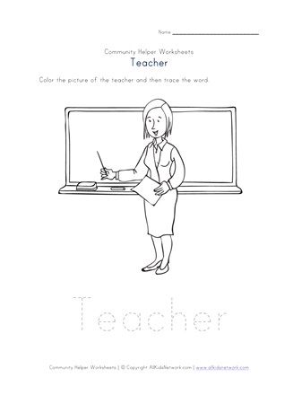 teacher worksheet