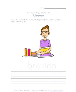 what a librarian does worksheet