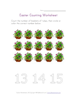 easter counting fifteen