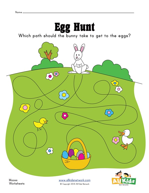 Easter Maze All Youngsters Community photo about Easter Maze Printable titled Easter Maze All Young children Community