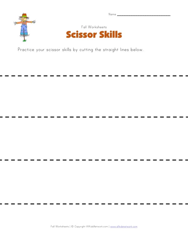 graphic about Cutting Practice Printable titled Slide Chopping Coach Worksheet All Little ones Community