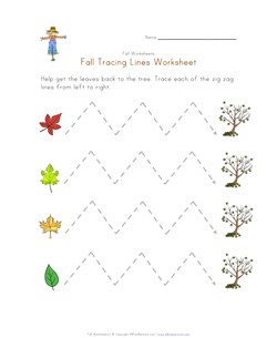 fall fine motor skills worksheet