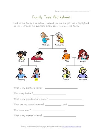class family worksheet for my pdf 1 Kindergarten Worksheet   Family Rcnschool For About