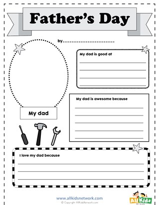 father s day worksheets