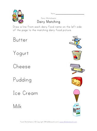 dairy food group activities