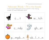 halloween reading worksheets for kindergarten halloween words missing letters