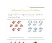 halloween reading worksheets for kindergarten halloween counting worksheet