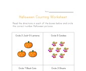 halloween reading worksheets for kindergarten halloween counting worksheet