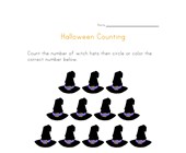 halloween reading worksheets for kindergarten halloween counting to twelve
