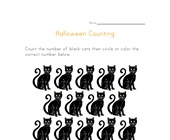 halloween reading worksheets for kindergarten halloween counting to fourteen