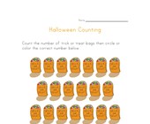 halloween reading worksheets for kindergarten halloween counting to twenty
