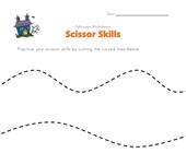 halloween reading worksheets for kindergarten halloween scissor skills worksheet