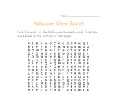 halloween reading worksheets for kindergarten halloween word search