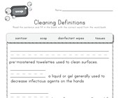 Cleaning Worksheet