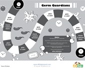health worksheets kindergarten Germ Guardians Game