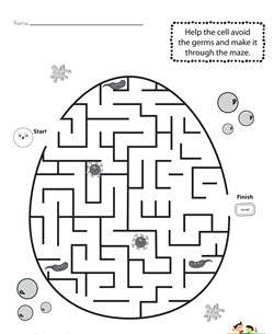 Printable Mazes - Print your Maze Dog Find Bone puzzle