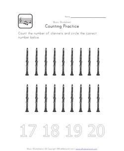 counting 18 worksheet