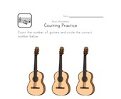 music worksheet for year 1 counting worksheet