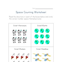 space worksheets all kids network
