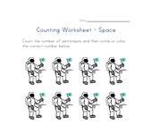space math worksheet number eight worksheet