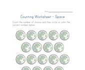 space math worksheet number eighteen worksheet