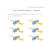 space math worksheet number six worksheet