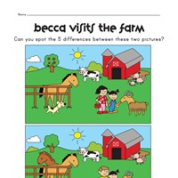 Printables Spot The Difference Worksheets spot the difference worksheets all kids network