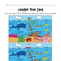 Printables Spot The Difference Worksheets spot the difference worksheets all kids network