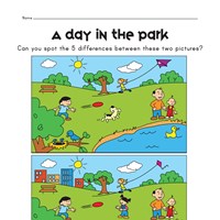 Worksheets Spot The Difference Worksheets spot the difference worksheets all kids network