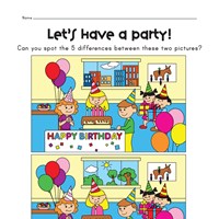Worksheets Spot The Difference Worksheets spot the difference worksheets all kids network