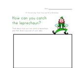 think draw and write worksheets all kids network