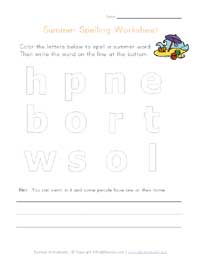 Summer Worksheets | All Kids Network