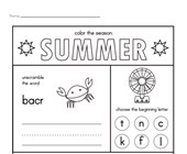 75 free summer worksheets all kids network