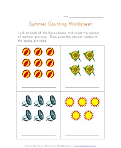 summer counting practice