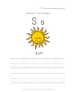 Summer Letter S Worksheet