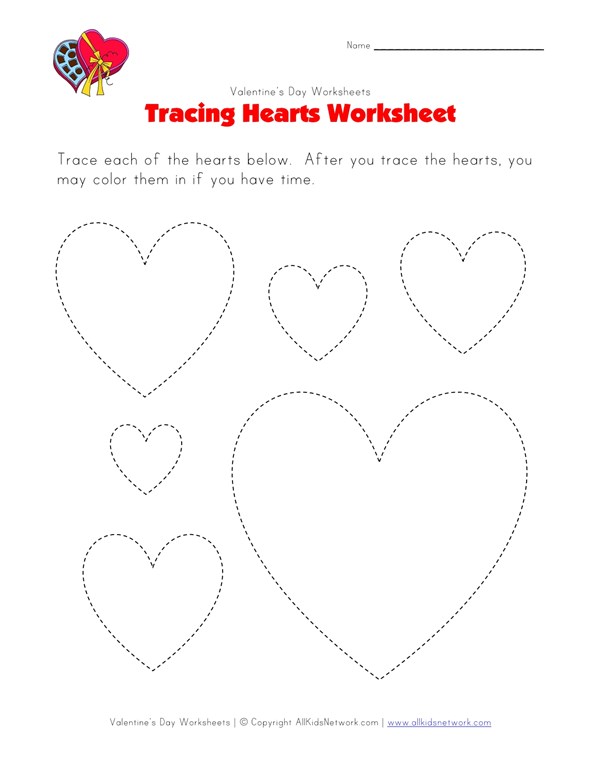 Heart Worksheet Preschool