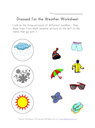 weather worksheet all kids network