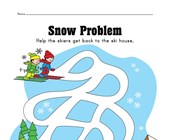 worksheet winter activities Winter Maze