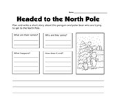 worksheet winter activities Plan and Write Worksheet - North Pole Story