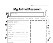 Animal Worksheets | All Kids Network