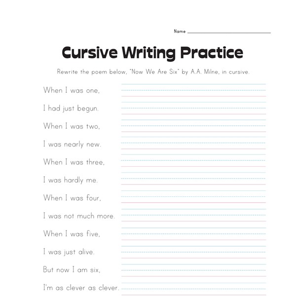 Free Worksheets 5th Grade Handwriting Cursive Writing Worksheets For 5th Graders