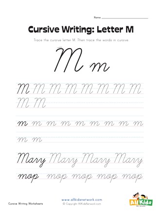 Featured image of post Fancy Cursive Capital M In Cursive