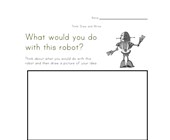 think draw and write worksheets all kids network