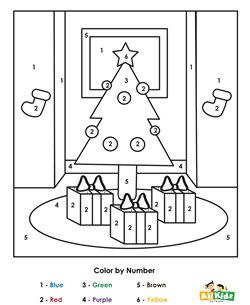 Christmas Color by Number