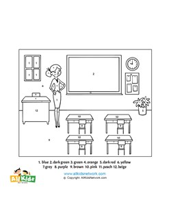 Classroom Color by Number
