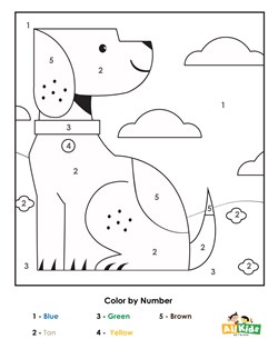 Dog Color by Number