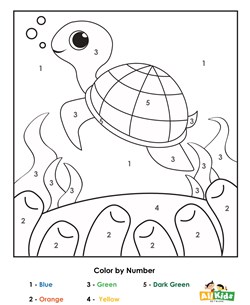 Turtle Color by Number