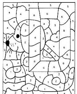 Dog Color by Numbers